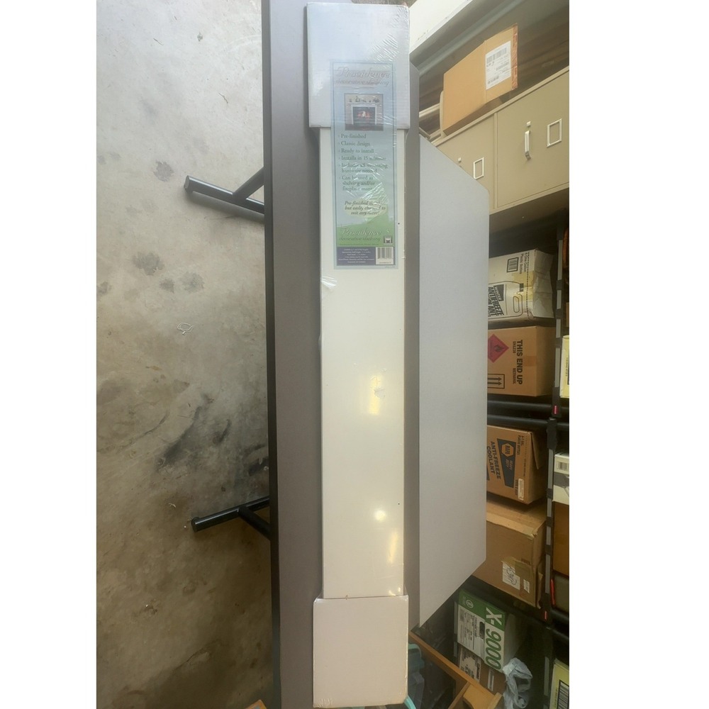 Providence 5 Foot Decorative Shelving Fireplace Mantel White MantelCraft 60 Inch